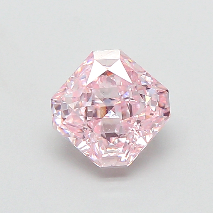 1.33 ct Pink (Fancy) VS1 Square Radiant lab-grown diamond
