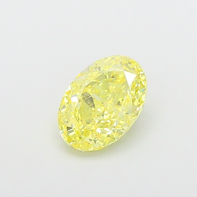 1.52 ct Yellow (Fancy) VVS2 Oval Modified lab-grown diamond
