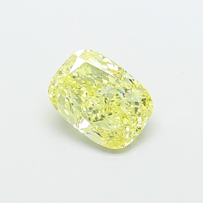 1.20 ct Yellow (Intense) VVS2 Cushion lab-grown diamond