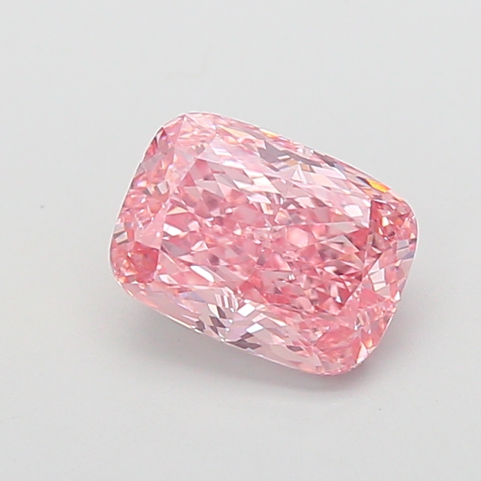 2.57 ct Pink (Intense) VVS2 Cushion lab-grown diamond