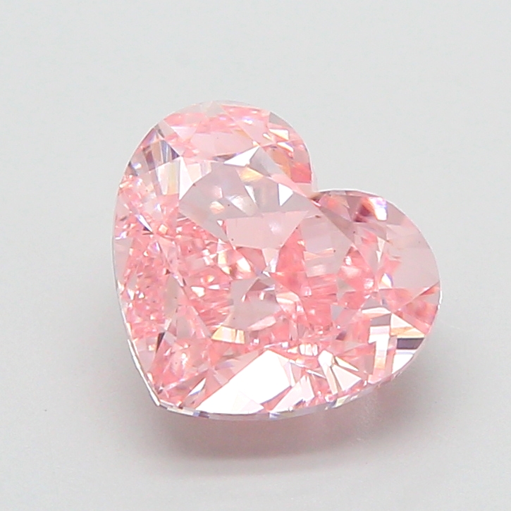 2.51 ct Pink (Intense) VS1 Heart Modified lab-grown diamond