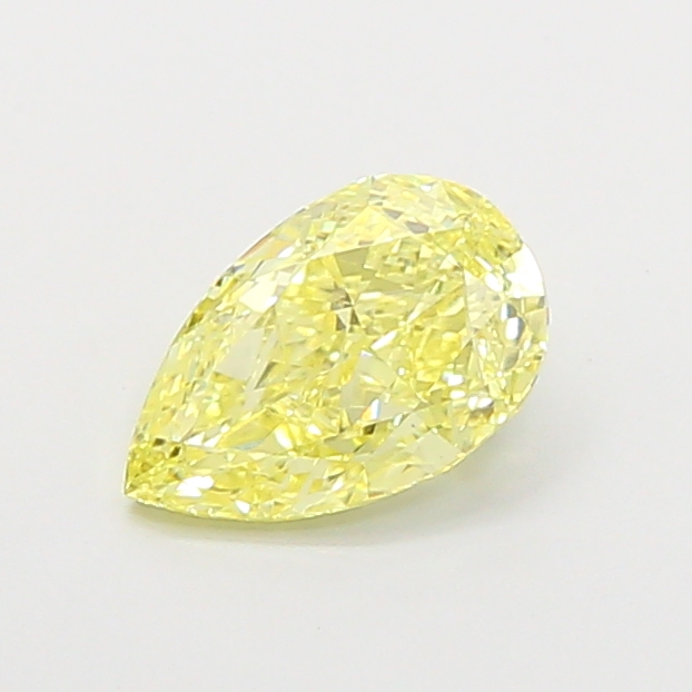 1.07 ct Yellow (Intense) VS1 Pear Modified lab-grown diamond