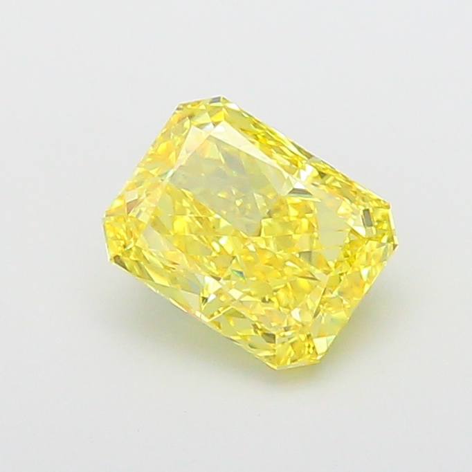2.38 ct Yellow (Vivid) VVS2 Radiant lab-grown diamond