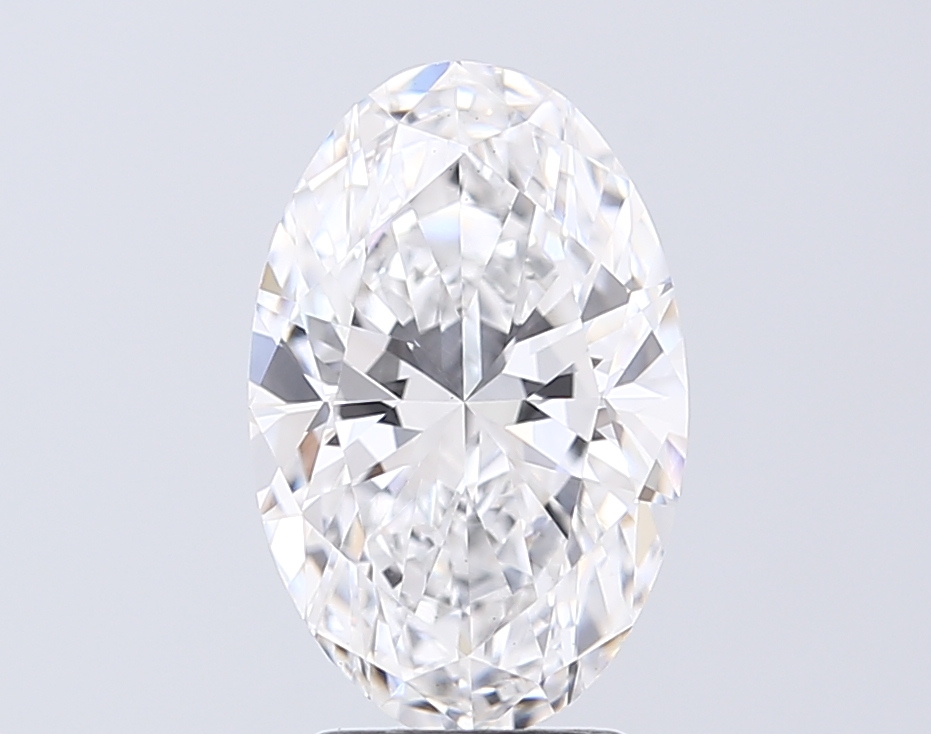 3.03 ct. oval Lab Grown Diamond front image