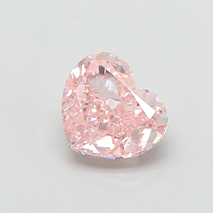 1.12 ct Pink (Fancy) VS1 Heart Modified lab-grown diamond