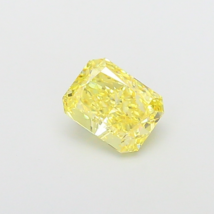1.08 ct Yellow (Intense) VS1 Radiant lab-grown diamond