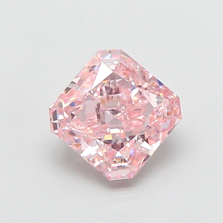 1.30 ct Pink (Fancy) VS1 Square Radiant lab-grown diamond