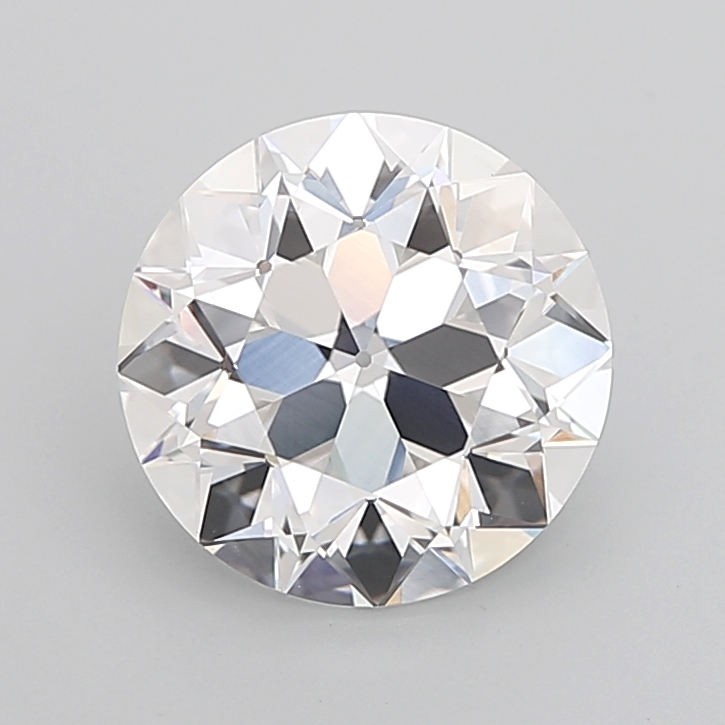 5.28 carat Euro Cut lab grown diamond, E VVS2, IGI certified