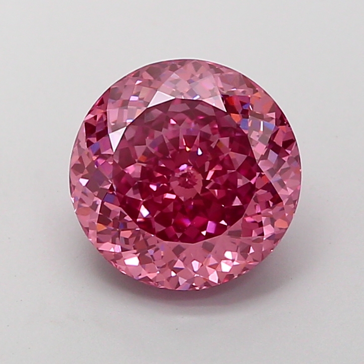 3.06 ct Portuguese Fancy Vivid Pink Lab-Grown Diamond