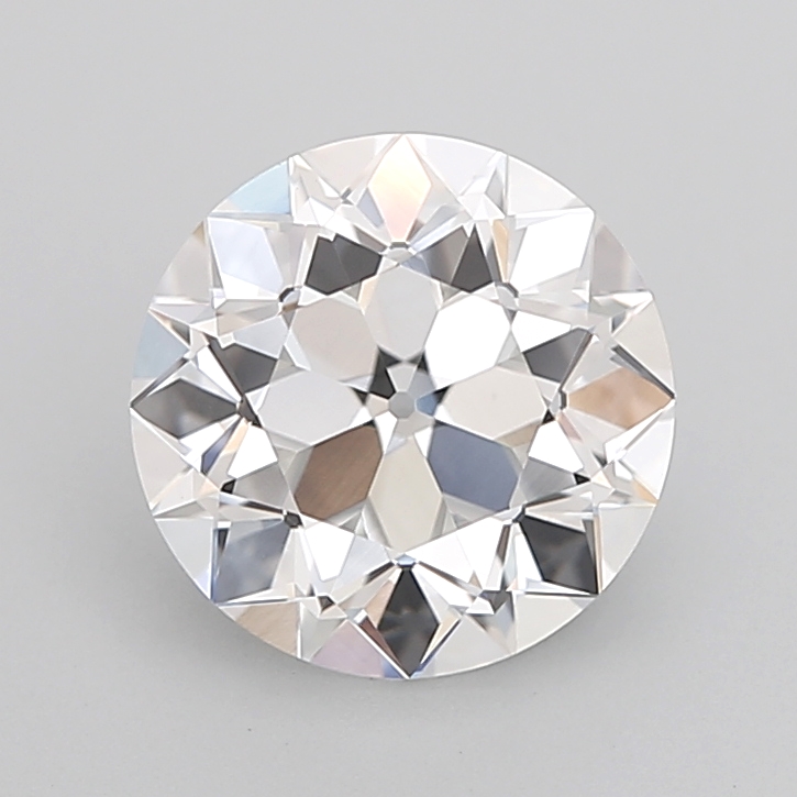 2.59 carat Euro Cut lab grown diamond, E VVS2, IGI certified