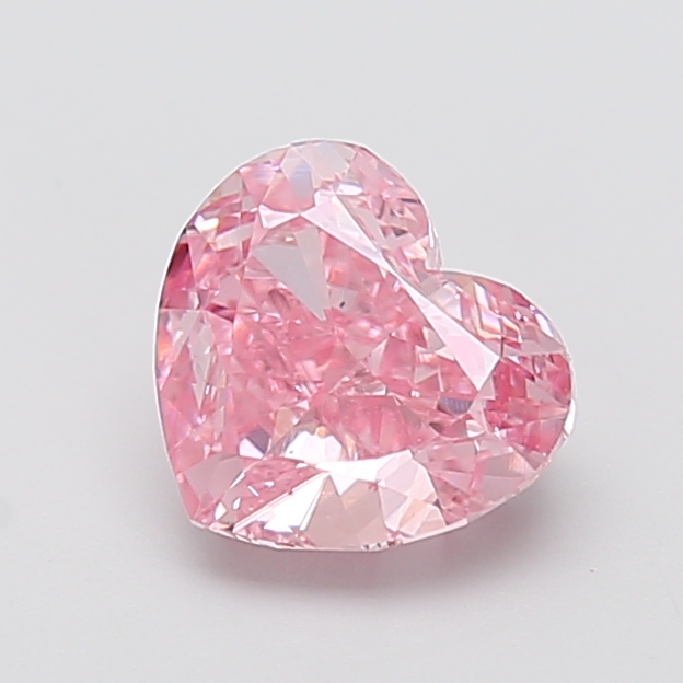 2.35 ct Pink (Vivid) VS1 Heart Modified lab-grown diamond