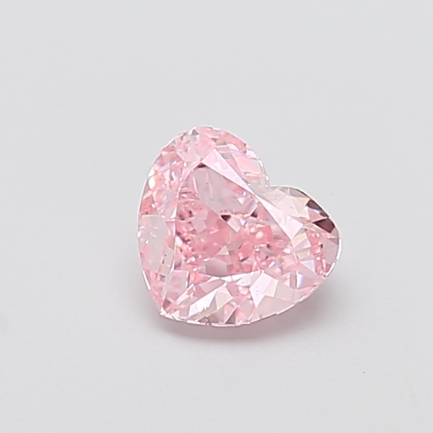 0.98 ct Pink (Vivid) VS1 Heart Modified lab-grown diamond