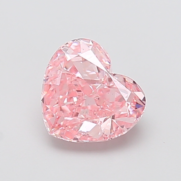 1.89 ct Pink (Vivid) VS1 Heart Modified lab-grown diamond