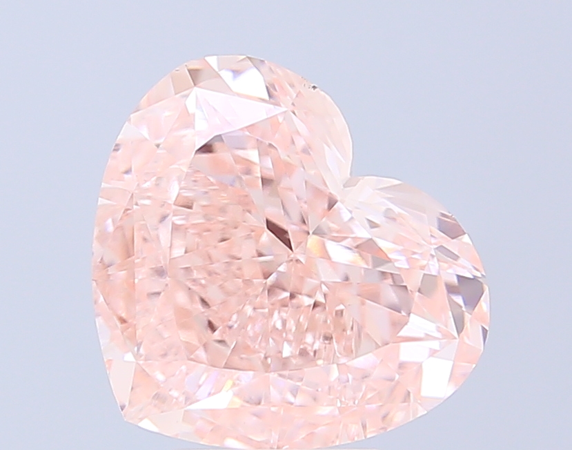 5.02 ct Heart, Fancy Intense Pink VS1 IGI CVD