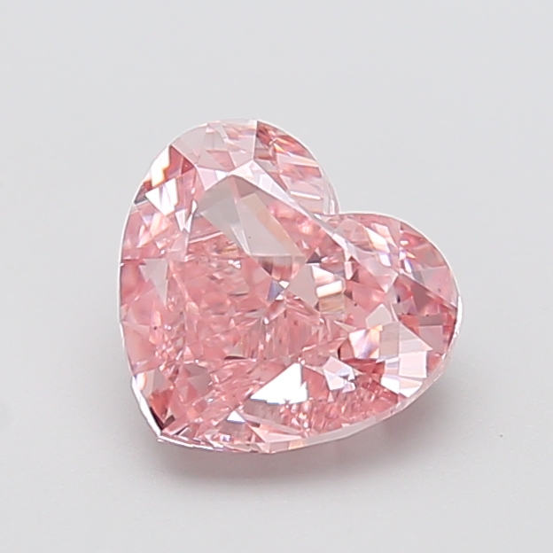 2.47 ct Pink (Intense) VS1 Heart Modified lab-grown diamond