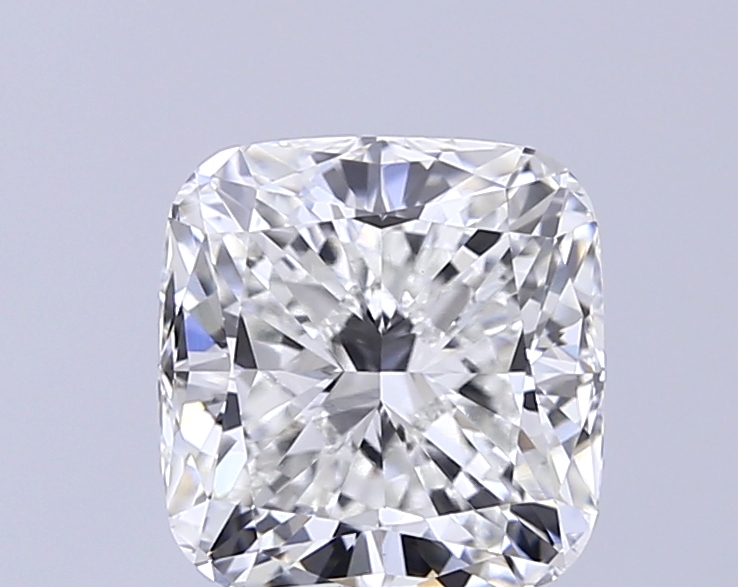 3.02 ct F VVS2 Square Cushion lab-grown diamond