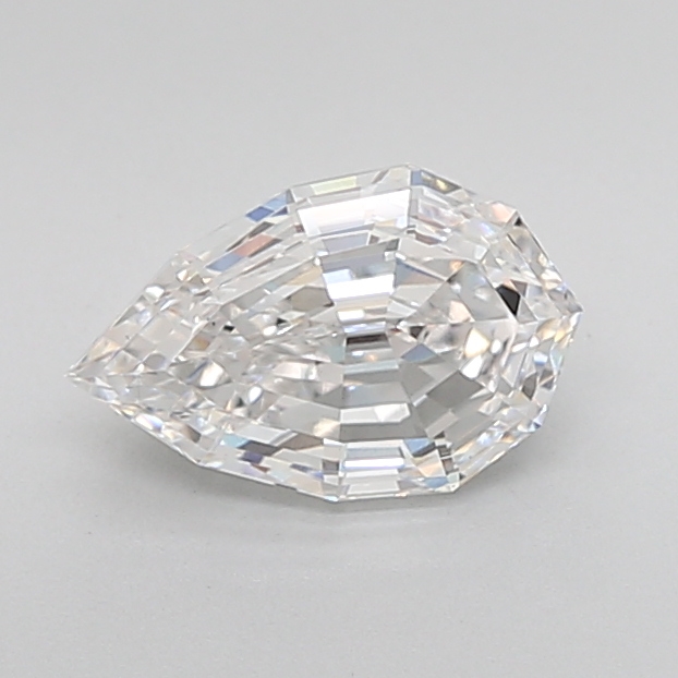 2.12 carat Pear Step Cut lab grown diamond, E VS1, IGI certified