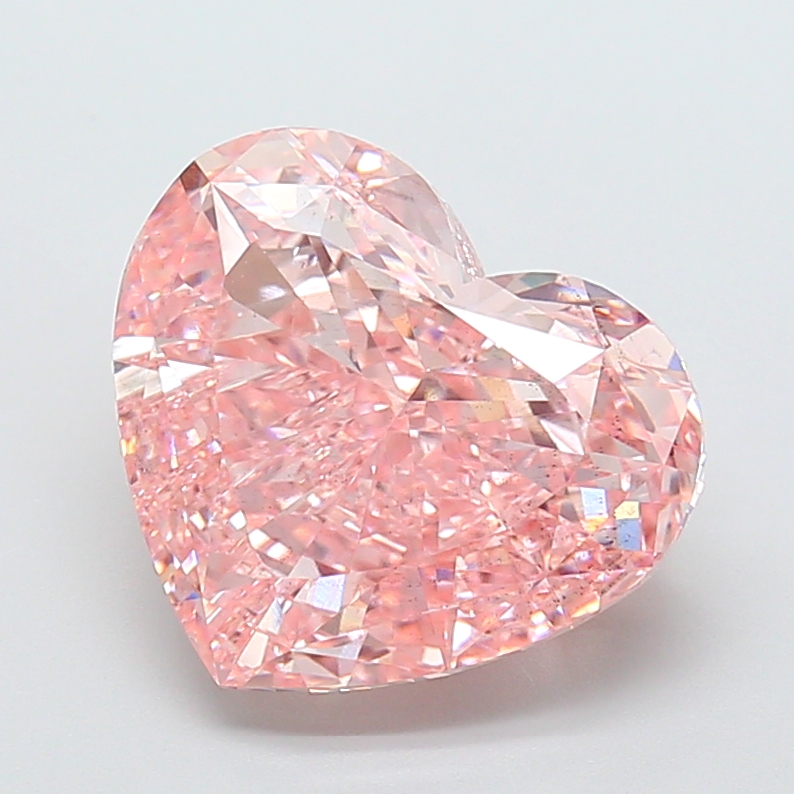 10.05 ct Heart Fancy Vivid Pink Lab-Grown Diamond