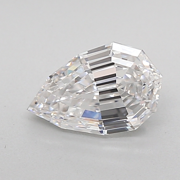 1.16 carat Pear Step Cut lab grown diamond, E VS1, IGI certified