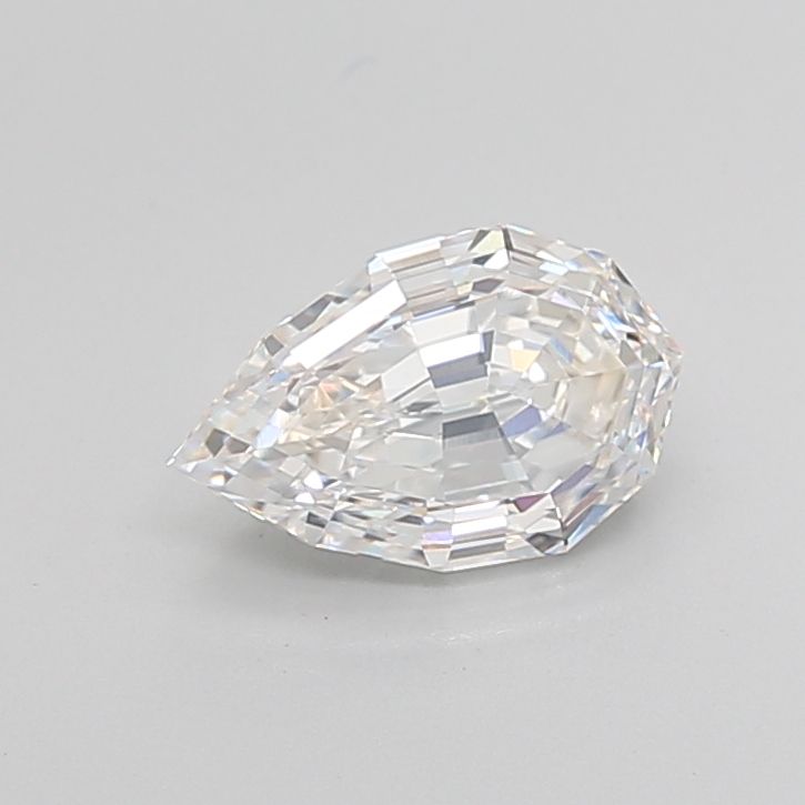 2.14 carat Pear Step Cut lab grown diamond, E VS1, IGI certified