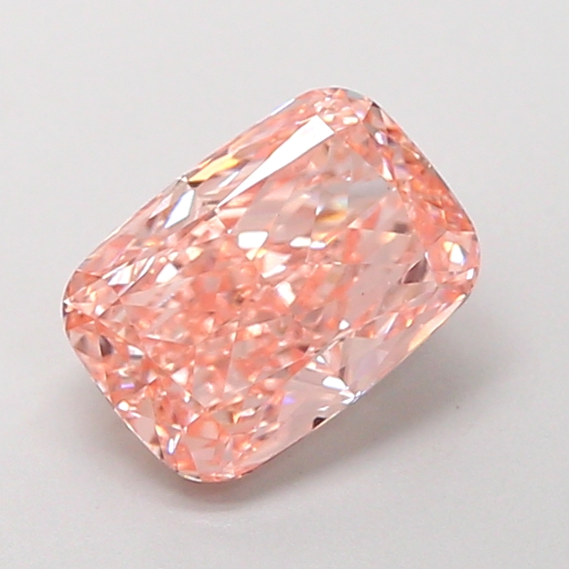 1.73 ct Pink (Intense) VS1 Cushion lab-grown diamond