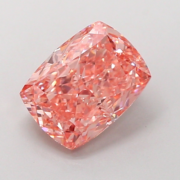 1.81 ct Pink (Intense) VS1 Cushion lab-grown diamond
