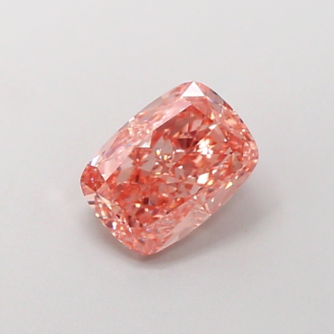 1.60 ct Pink (Intense) VVS2 Cushion lab-grown diamond