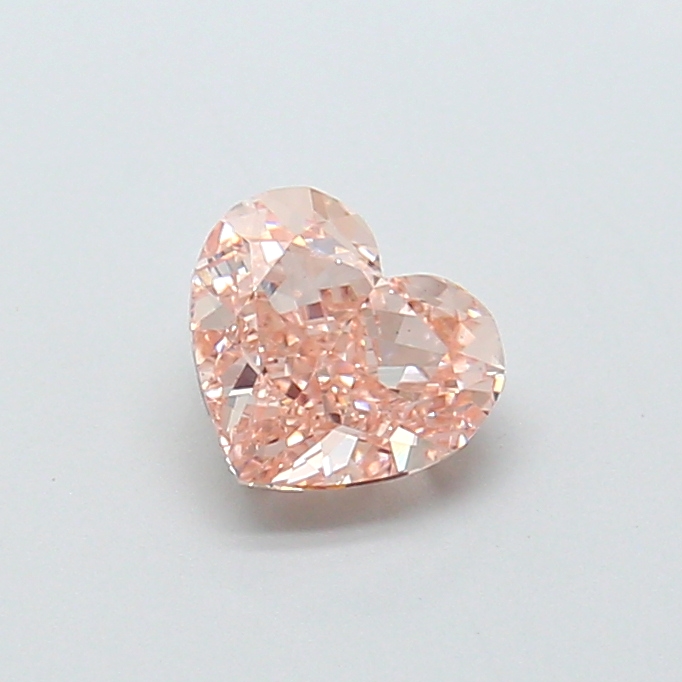 1.11 ct Brown (Light) VS1 Heart Modified lab-grown diamond
