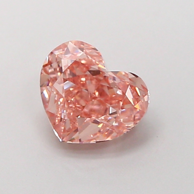 1.29 ct Pink (Intense) VVS2 Heart Modified lab-grown diamond