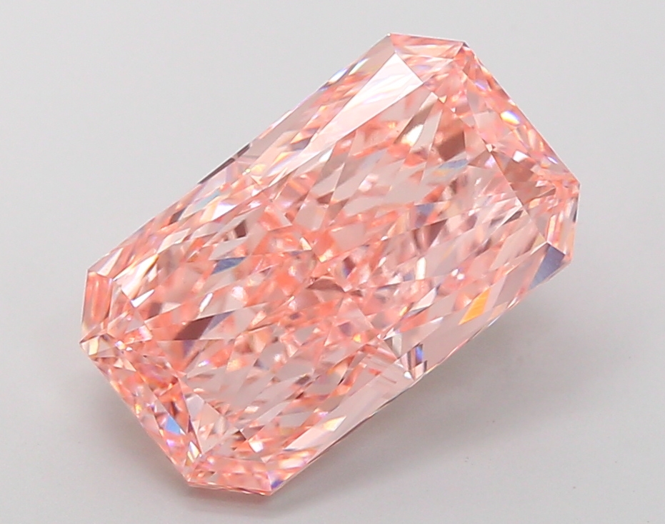 9.03 ct Radiant Fancy Intense Pink Lab-Grown Diamond