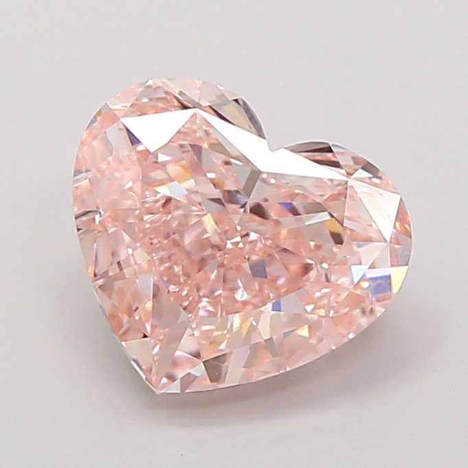 3.00 ct Heart Fancy Intense Pink Lab-Grown Diamond