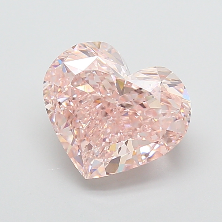 4.05 ct Heart Fancy Intense Pink Lab-Grown Diamond