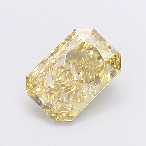 2.02 ct Radiant Fancy Intense Yellow Lab-Grown Diamond