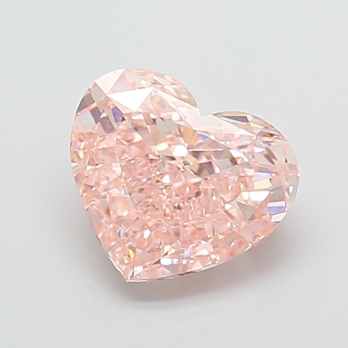 3.01 ct Heart Fancy Intense Pink Lab-Grown Diamond