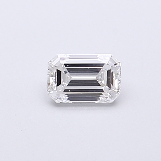 Actual 0.27 carat E Emerald lab-grown diamond