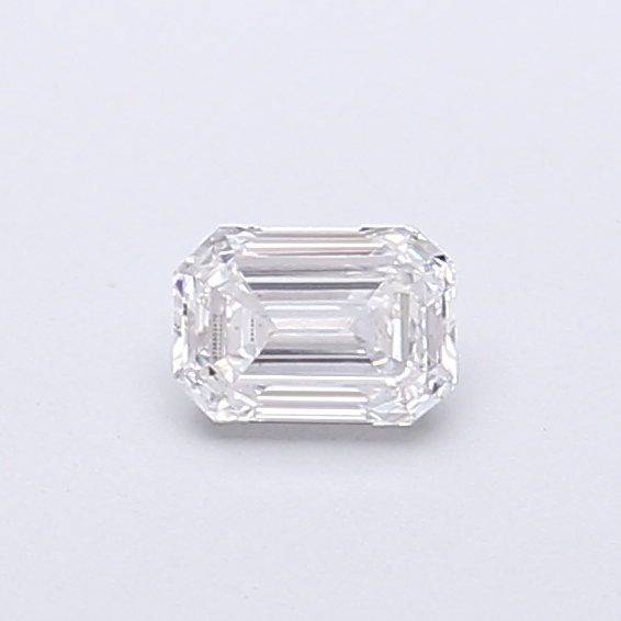 Actual 0.28 carat D Emerald lab-grown diamond