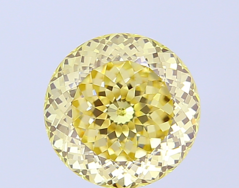 3.09 ct Portuguese Fancy Light Yellow Lab-Grown Diamond