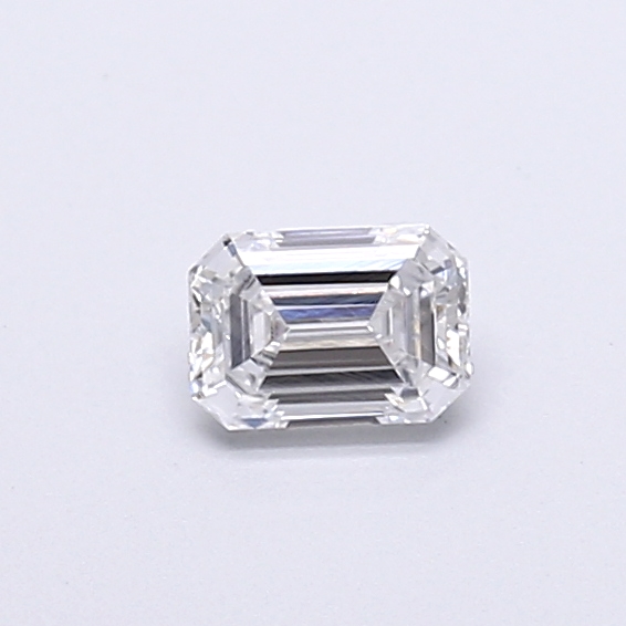 Actual 0.28 carat D Emerald lab-grown diamond