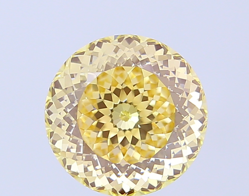 3.09 ct Portuguese Fancy Light Yellow Lab-Grown Diamond
