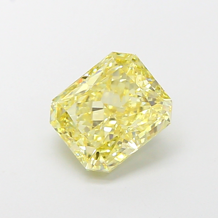 2.02 ct Radiant Fancy Intense Yellow Lab-Grown Diamond