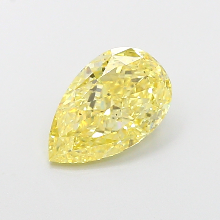 1.80 ct Pear Fancy Intense Yellow Lab-Grown Diamond