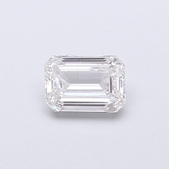 Actual 0.32 carat E Emerald lab-grown diamond