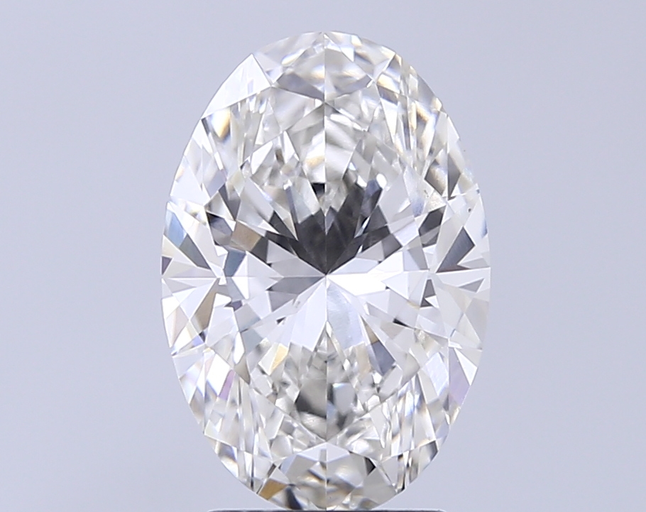 3.26 ct G VVS2 Oval Brilliant lab-grown diamond