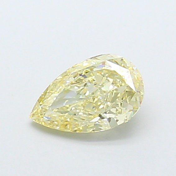 1.02 ct Pear Fancy Light Yellow Lab-Grown Diamond