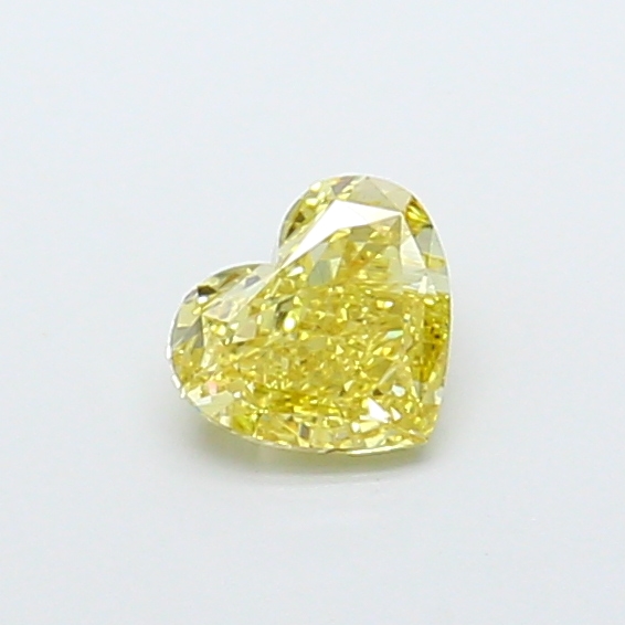 0.14 ct Heart Fancy Vivid Yellow Lab-Grown Diamond