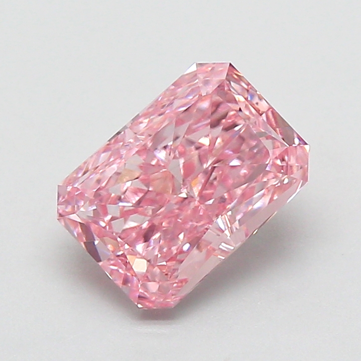 1.84 ct Pink (Vivid) VS1 Radiant lab-grown diamond