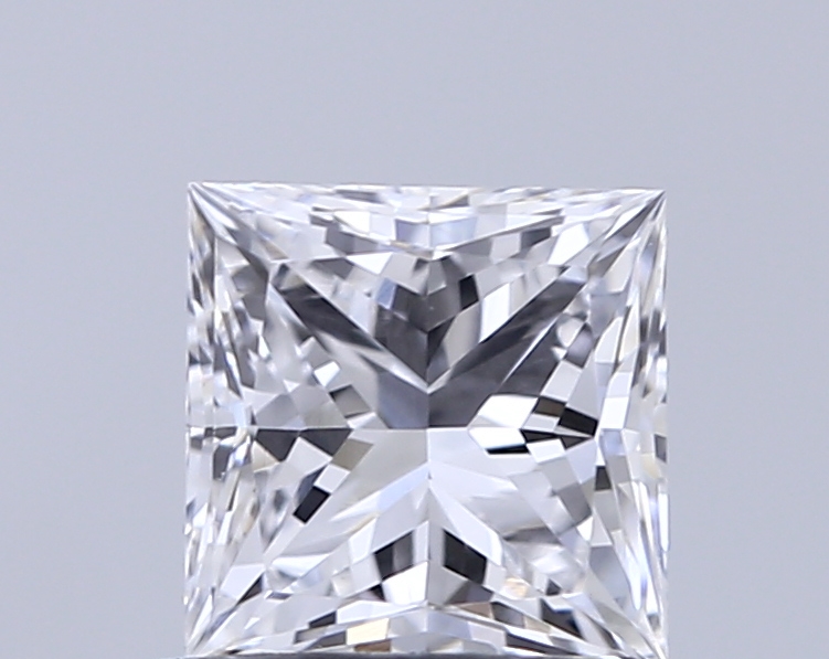 0.91 ct Princess lab grown diamond D VVS2
