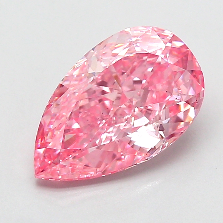 2.41 ct Pink (Vivid) VS2 Pear Modified lab-grown diamond