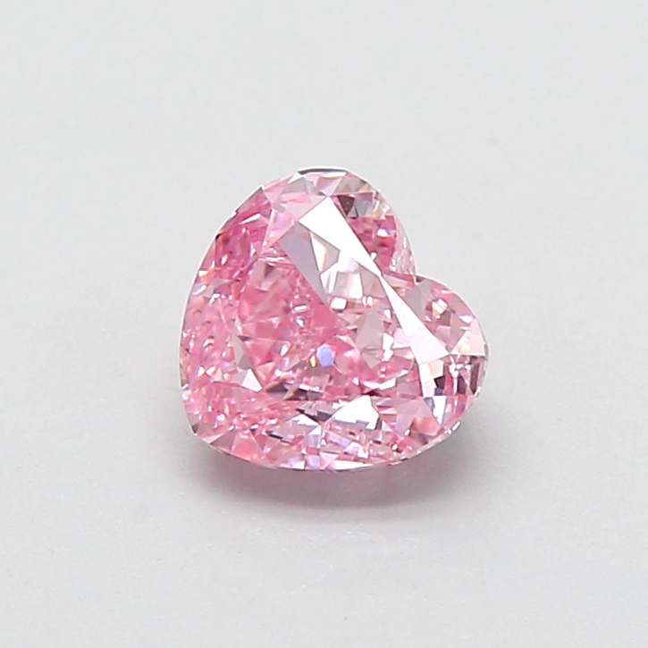 1.04 ct Pink (Intense) VS1 Heart Modified lab-grown diamond