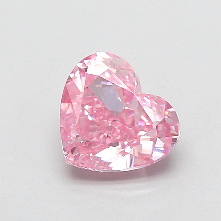 1.37 ct Pink (Intense) VVS2 Heart Modified lab-grown diamond